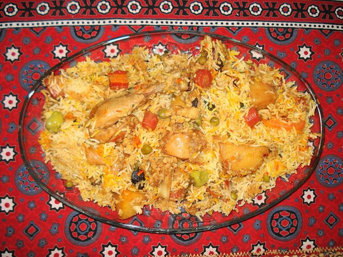 Sindhi biryani photographed by Miansari66. This is a regional guide image, not a tested recipe result.