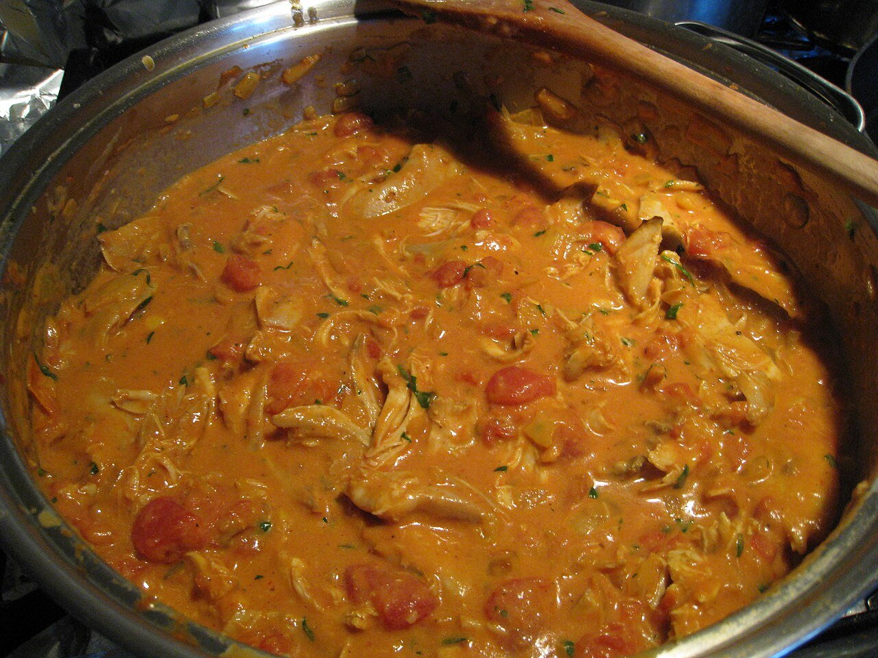 Representative photograph of butter chicken