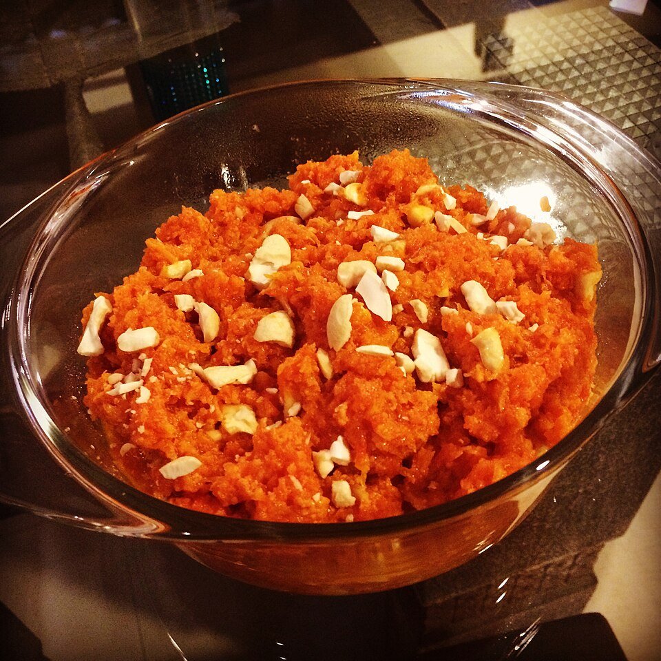 Representative photograph of carrot halwa