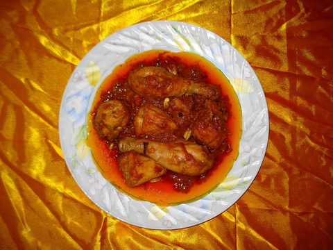 Representative photograph of chicken korma