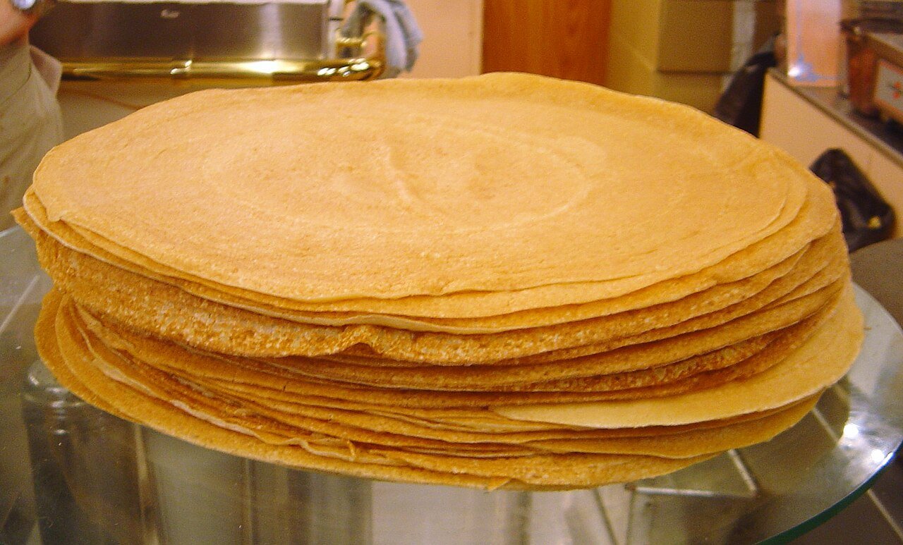 Representative photograph of Crepes.
