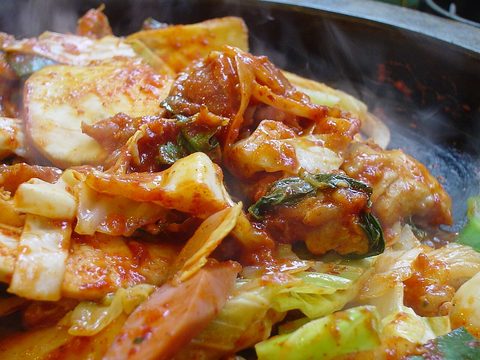 Representative photograph of Dakgalbi.