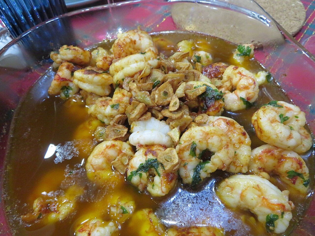 Representative photograph of Gambas al Ajillo.