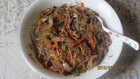 Representative photograph of Japchae.