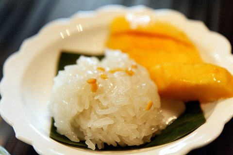 Representative photograph of mango sticky rice