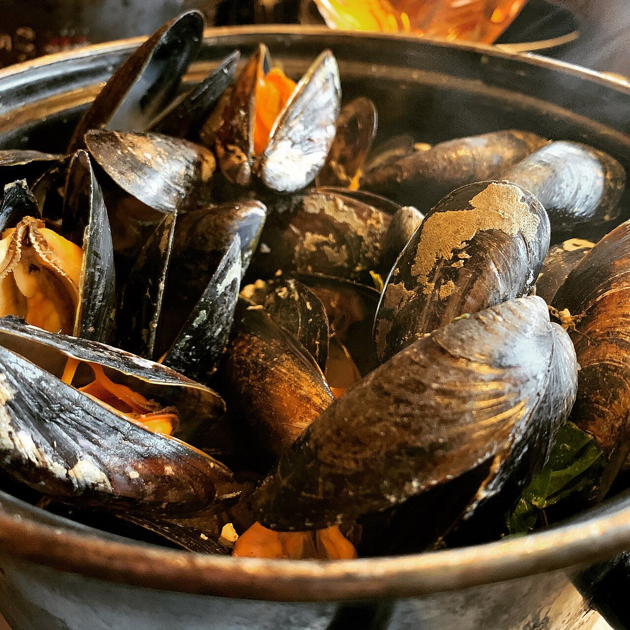 Representative photograph of Moules Mariniere.