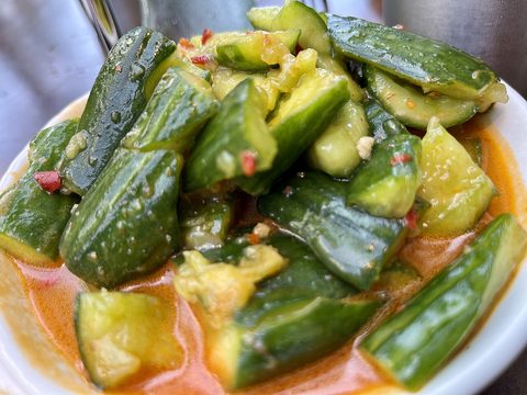 Representative photograph of Smashed Cucumber Salad.