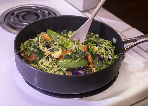 Representative photograph of vegetable stir-fry